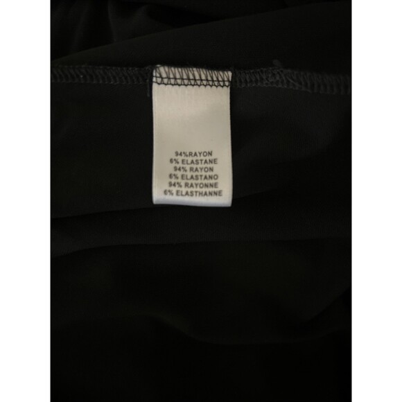 Women’s Worth New York Black  Long Sleeve Faux Wrap Dress Size Small - Picture 5 of 5